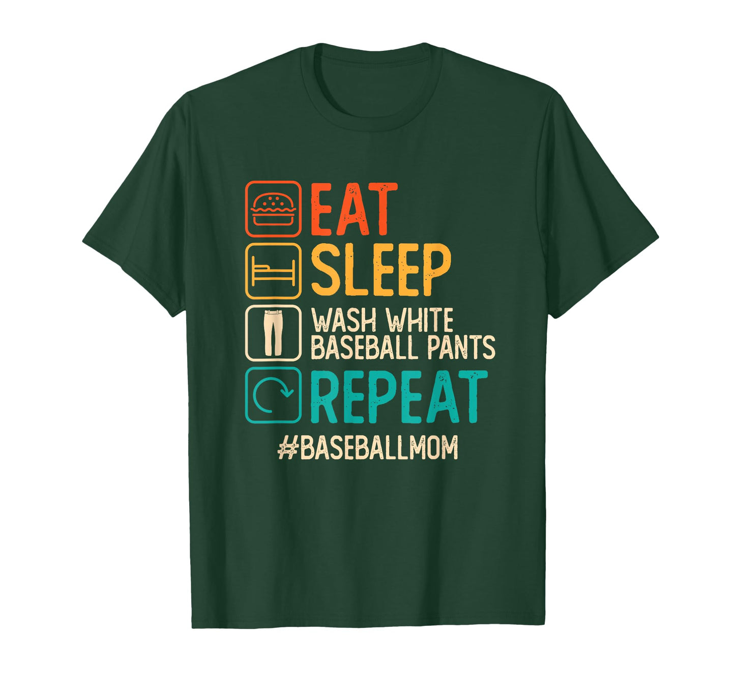 Wash White Baseball Pants Moms Against White Baseball Pants T-Shirt