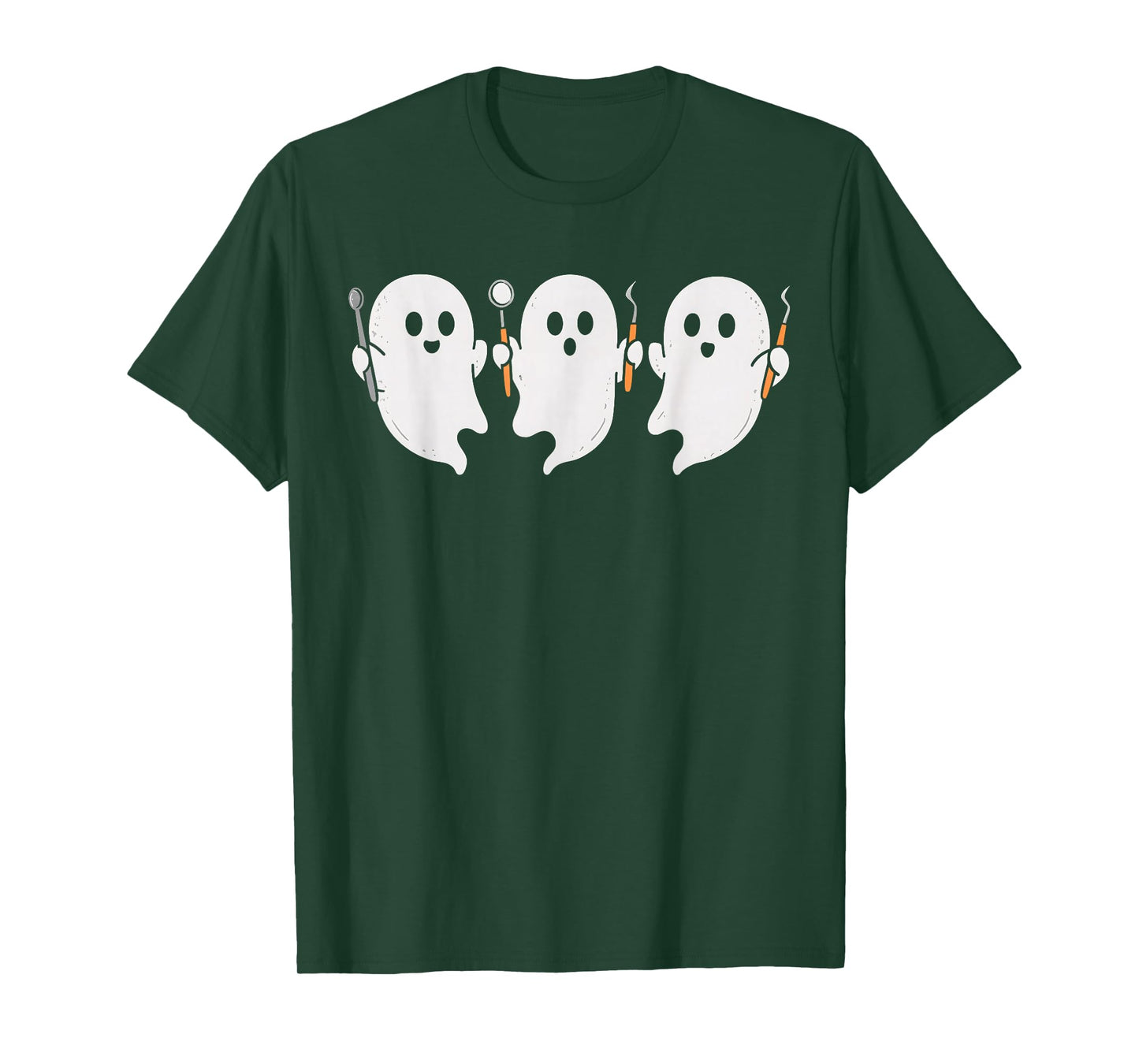 Spooky Dentist Ghost Halloween Smile Dental Bootiful Vibes T-Shirt