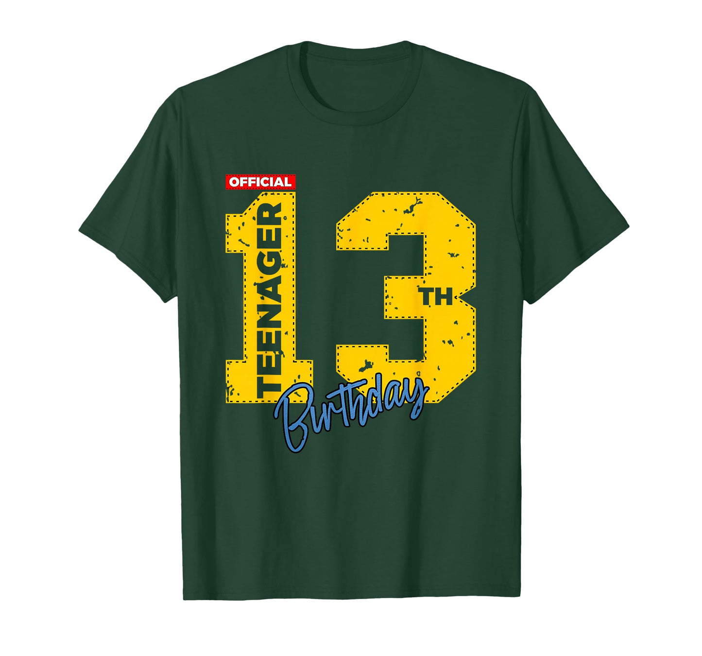 Official Teenager 13 Years Old 13th Birthday Gamer T-Shirt