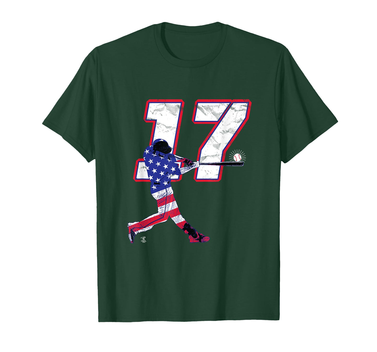Rhys Hoskins Flag Silhouette Gameday T-Shirt