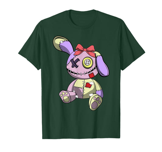 Japanese Kawaii Pastel Goth Cute Anime Creepy Teddy Bear T-Shirt