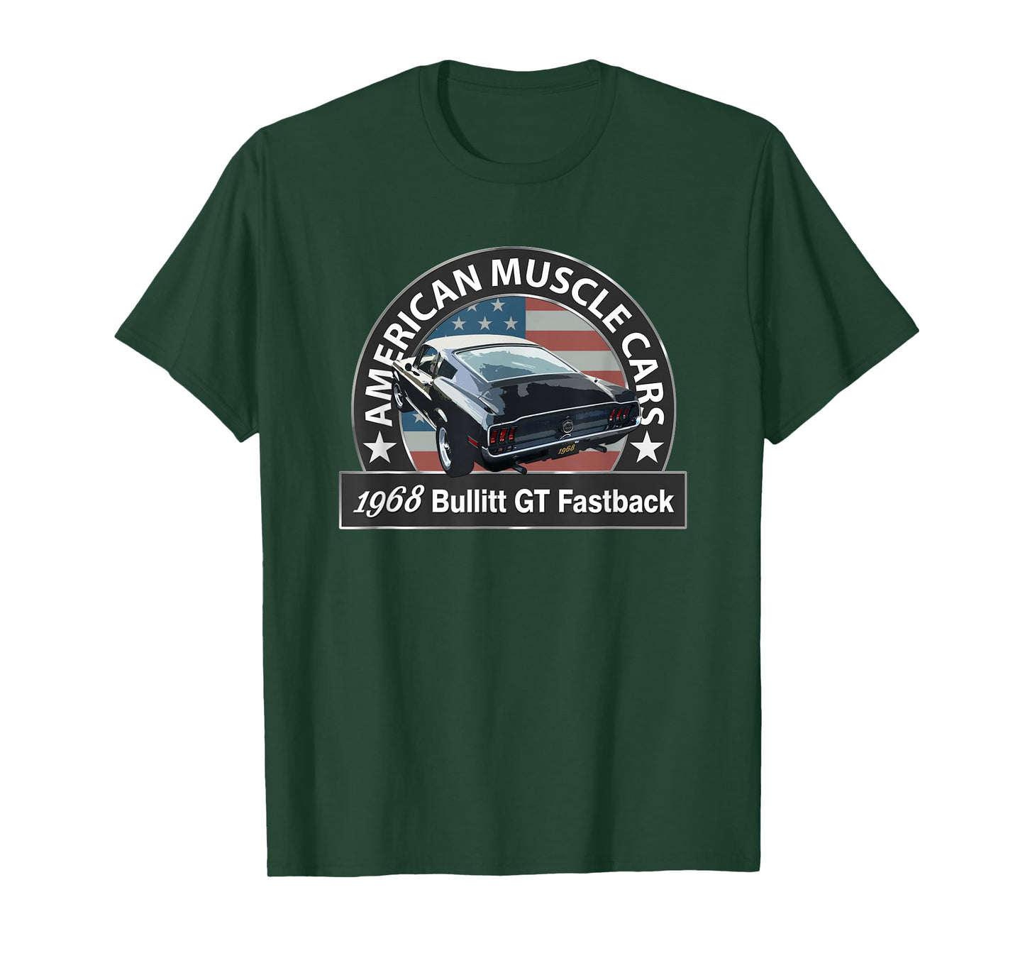 1968 BULLITT GT FASTBACK, AMERICAN MUSCLE CARS, CLASSIC CARS T-Shirt