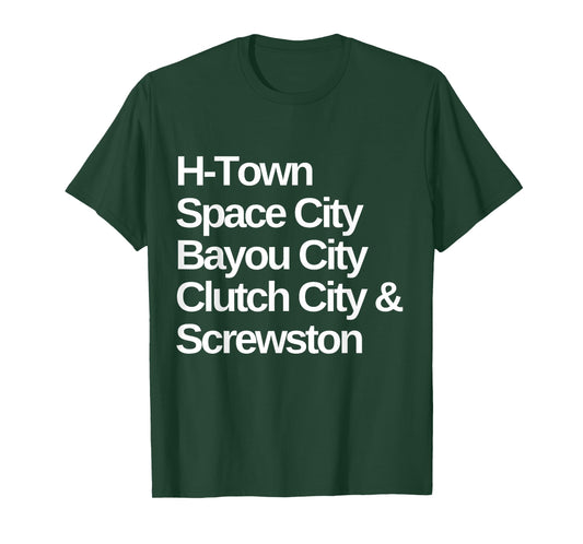 Houston Nicknames Texas T-Shirt T-Shirt