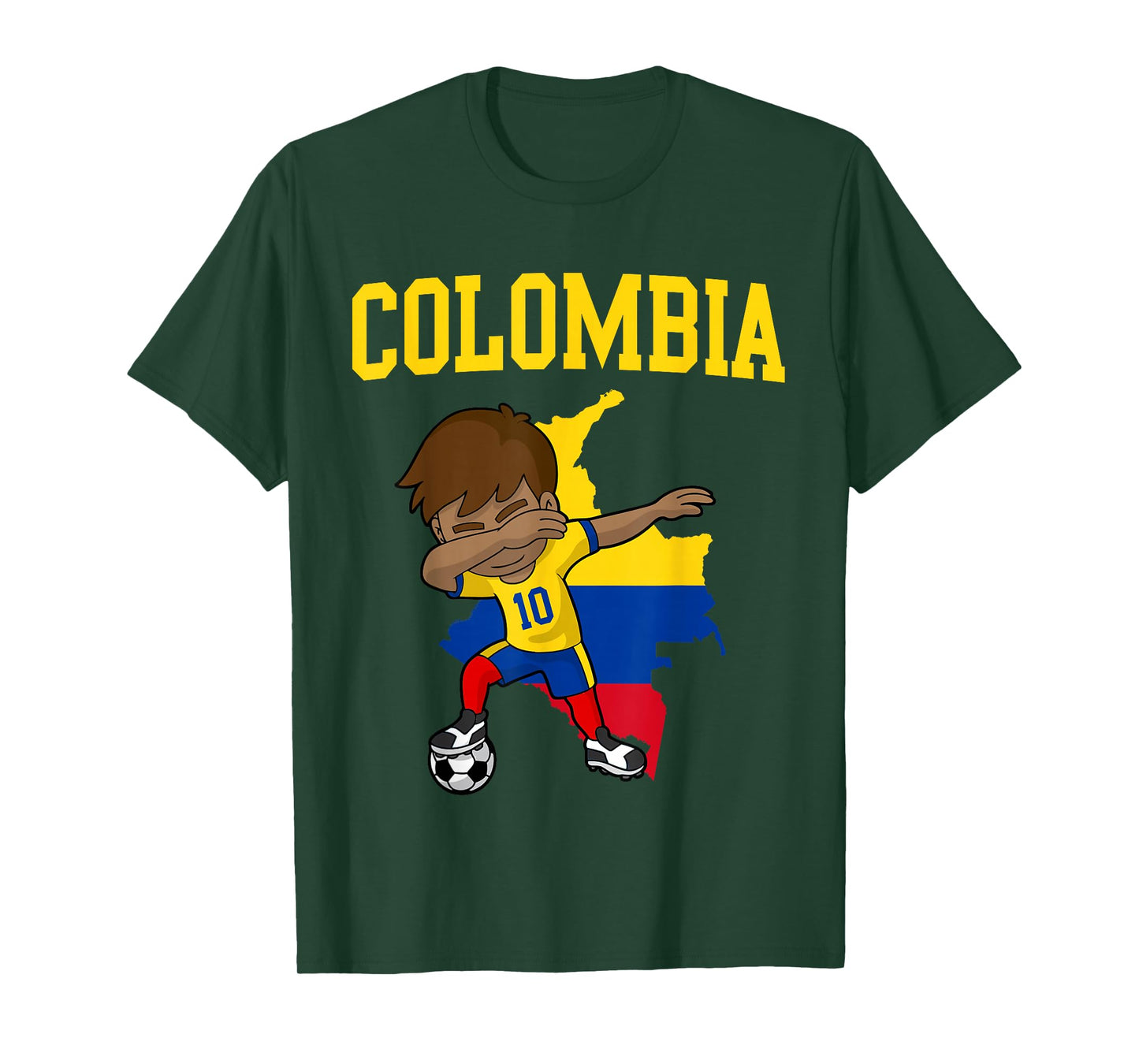 Colombia Soccer Colombian Football Dabbing T-Shirt