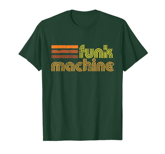 Retro Cool Funk Machine T-Shirt 70s Disco Shirt T-Shirt
