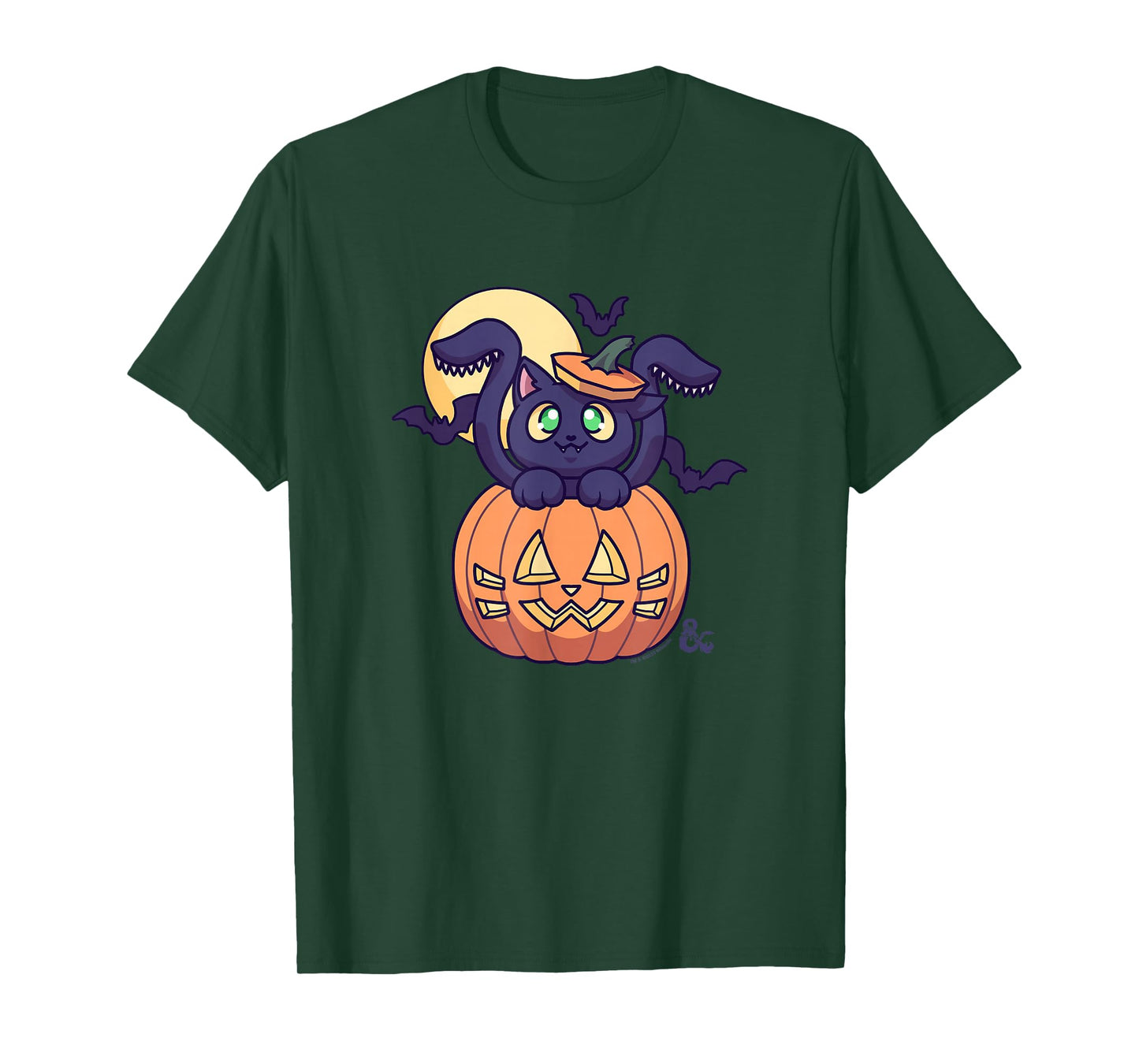 Dungeons & Dragons Halloween Chibi Displacer Beast Pumpkin T-Shirt