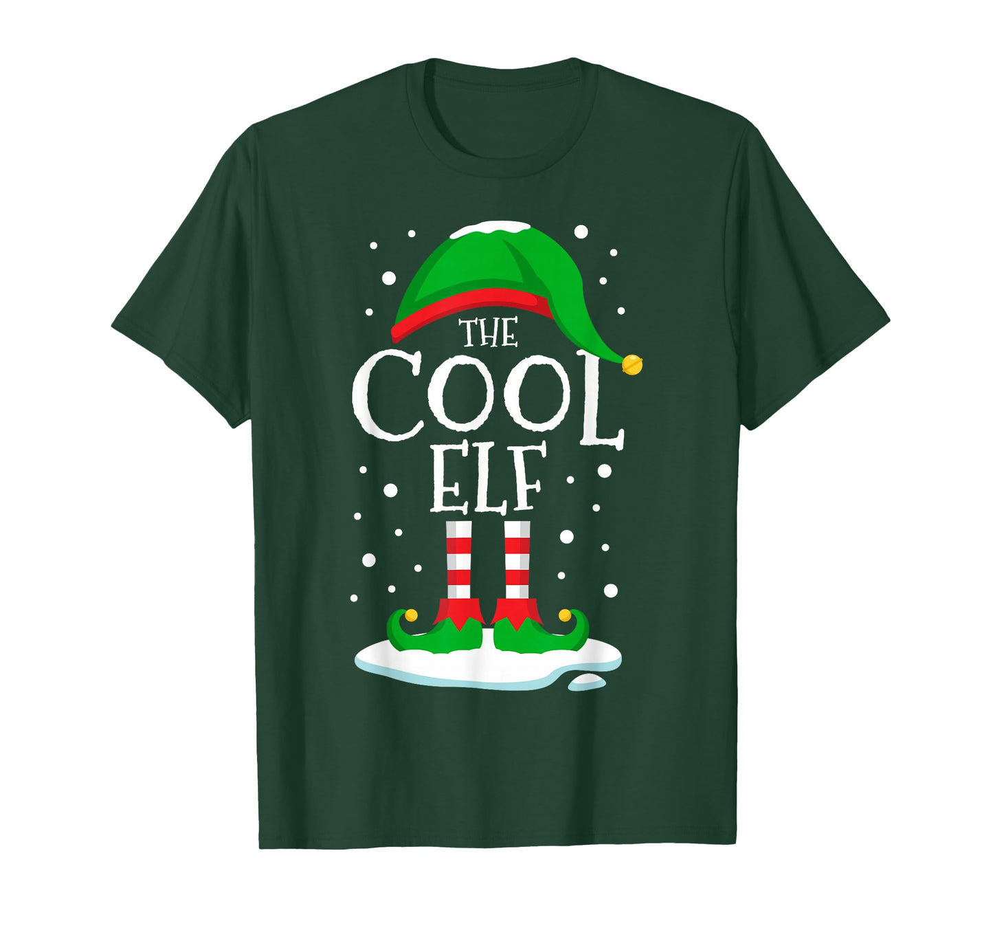 The Cool Elf Christmas Family Matching Xmas Group Funny T-Shirt