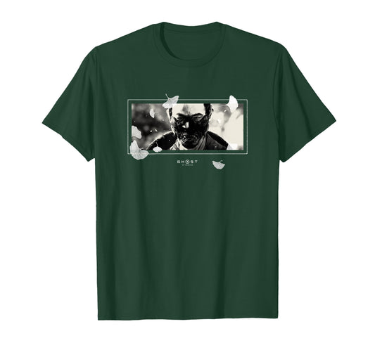 Ghost of Tsushima White Falling Leaves T-Shirt