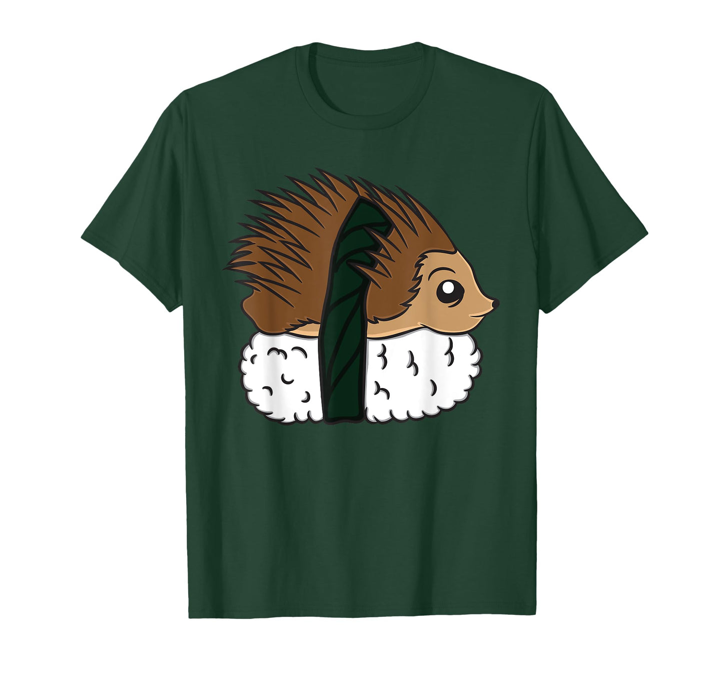 Funny Hedgehog Sushi Japanese Dish Safari Animal Gag Outfit T-Shirt