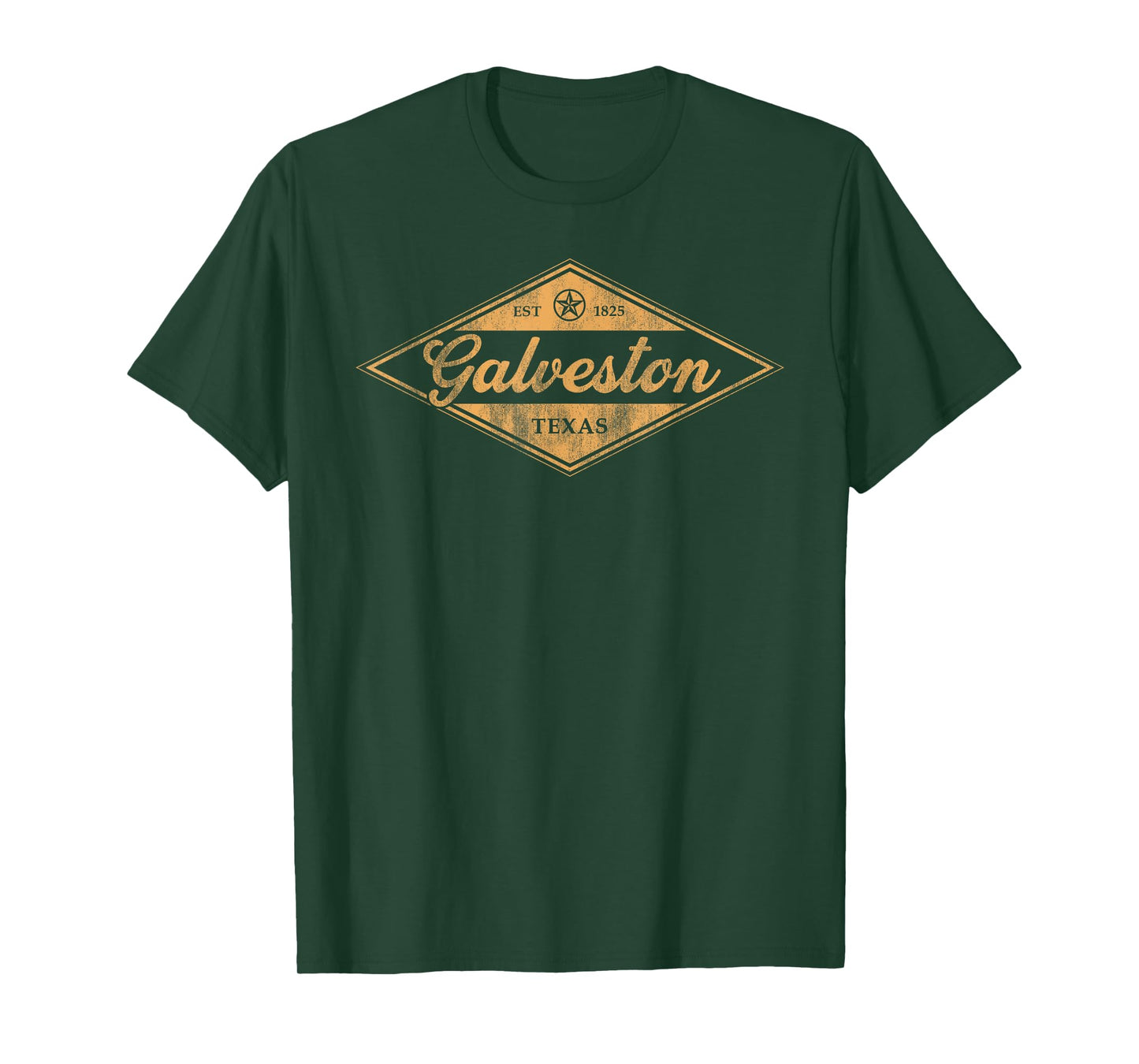 Retro Galveston Texas Est 1825 Vintage Mens Womens Souvenir T-Shirt