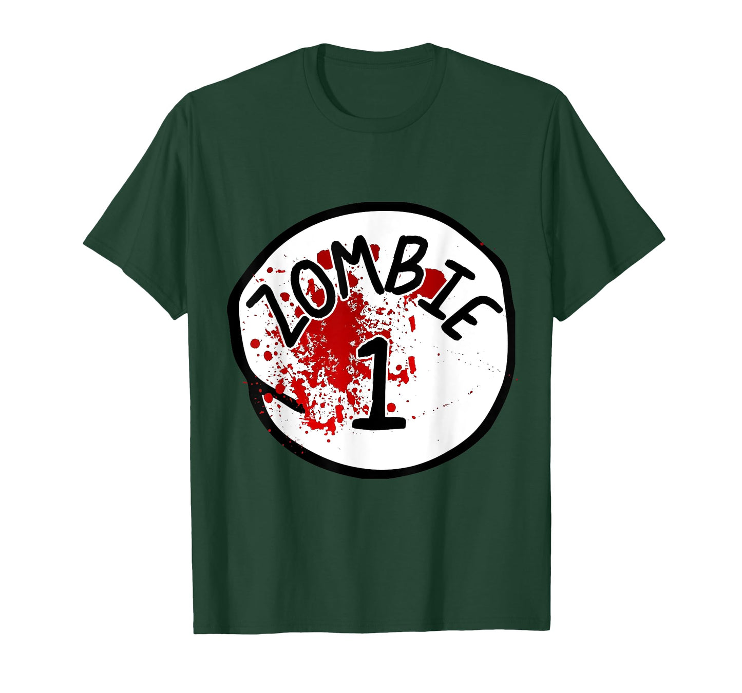 Couples Zombie 1 Halloween Costume T-Shirt T-Shirt