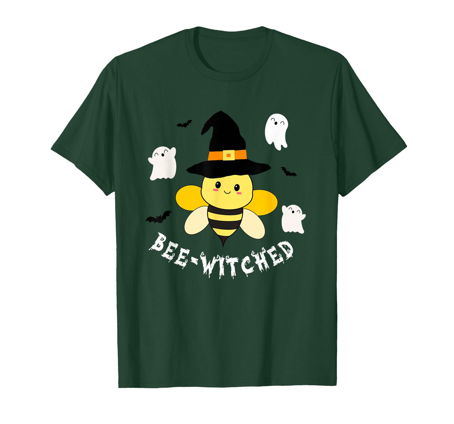 Cute beekeeper halloween costume funny bee pun bee-witched T-Shirt
