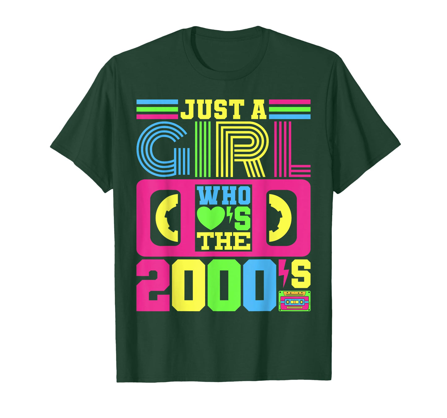 Just A Girl Who Loves The 2000's Party Outfit 2000's Costume T-Shirt