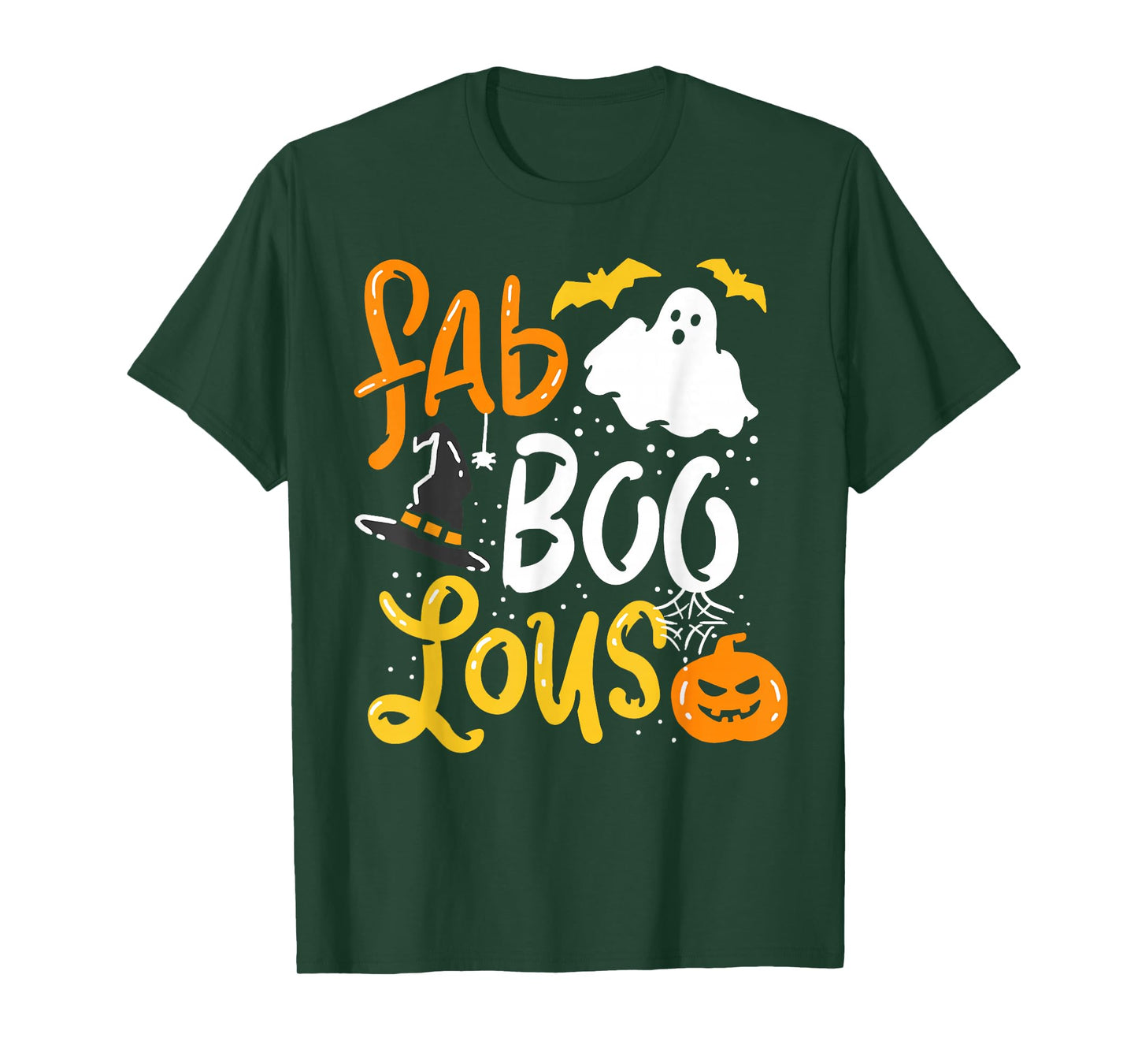 Halloween Shirt Fab Boo Lous T-Shirt Trick Or Treats Tshirt T-Shirt