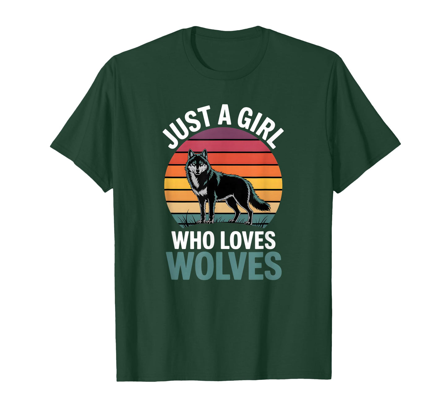 Girls Wolf T-Shirt