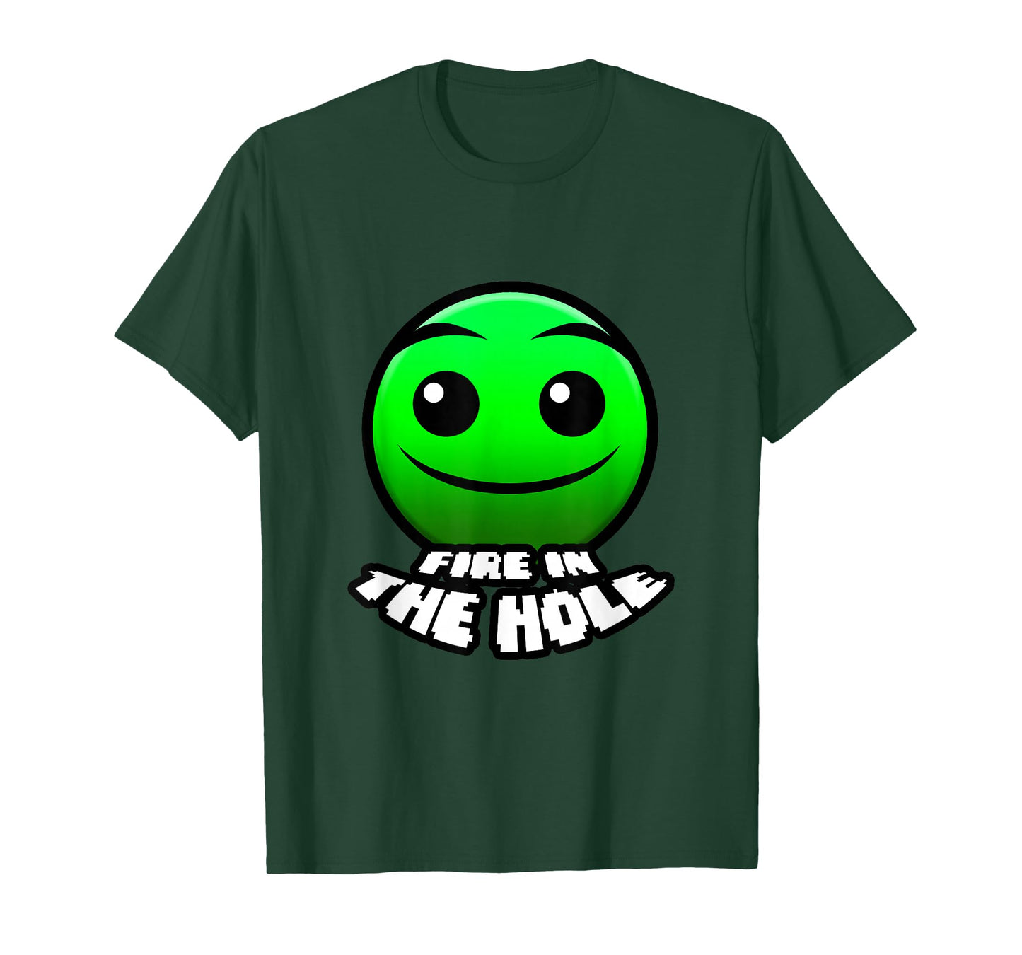 fire in The Hole,Dash Video Game, Geometry T-Shirt