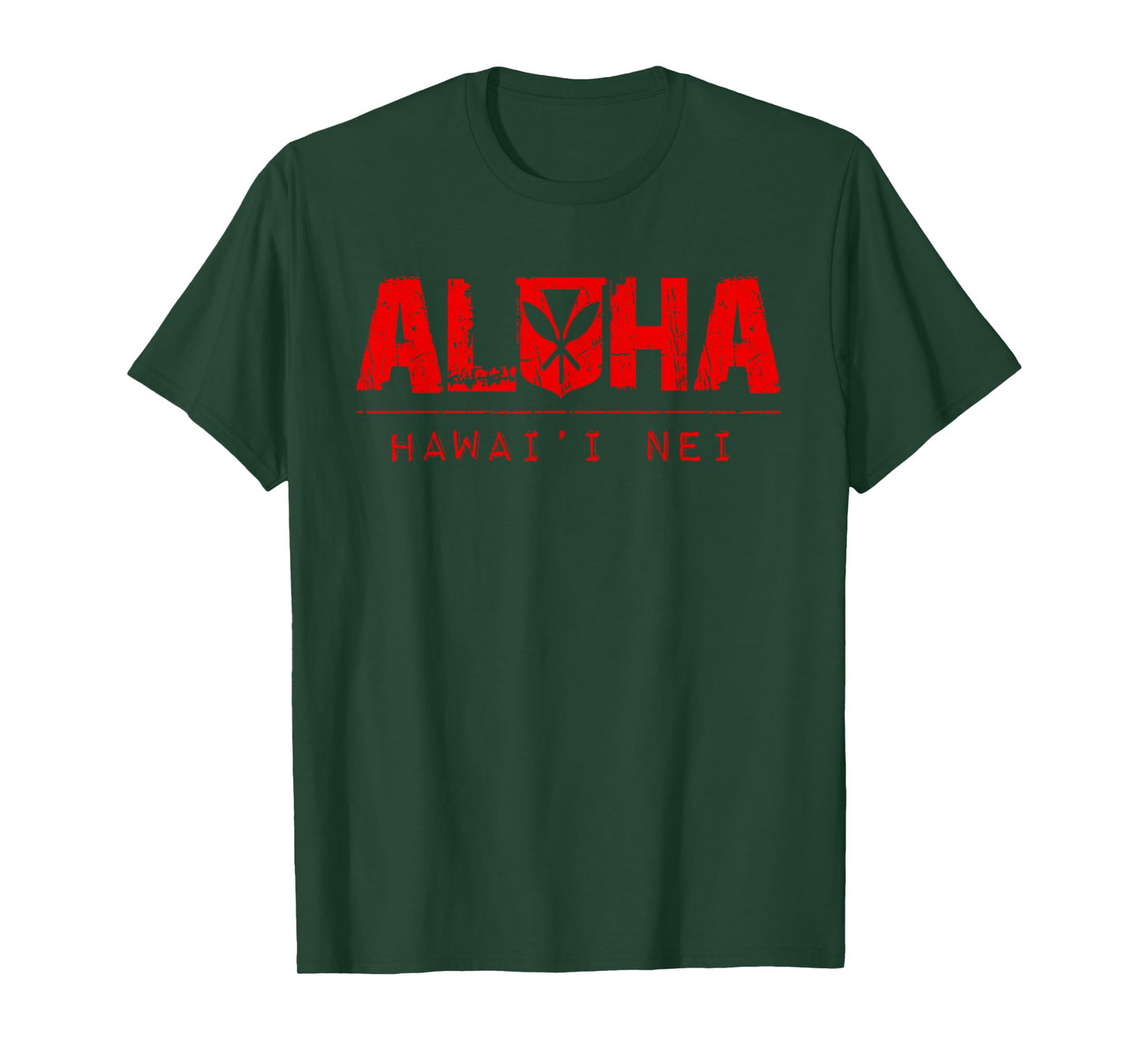 Aloha Hawai'i Nei Kanaka Maoli(red) by Hawaii Nei All Day T-Shirt