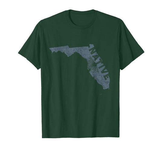 Native Florida Home State T-Shirt T-Shirt