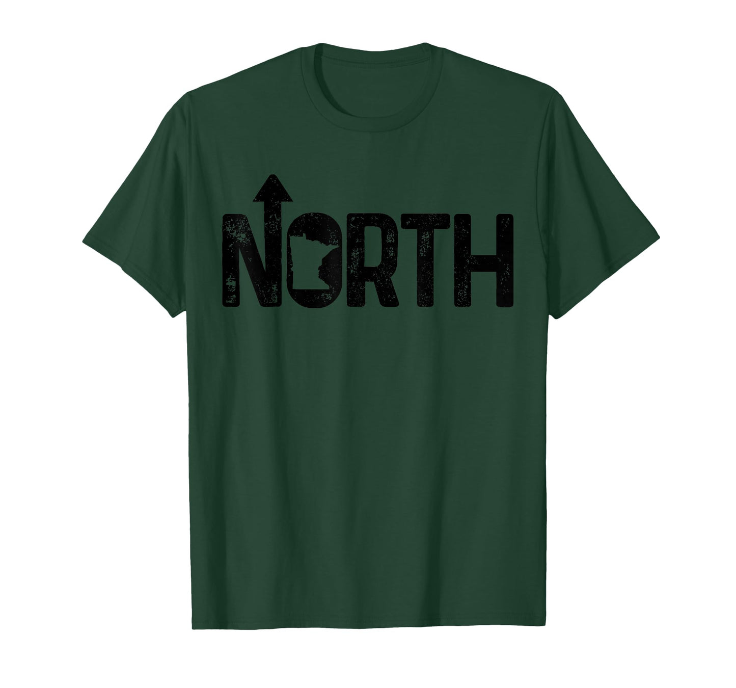 Minnesota Up North State Map Pride Gift T-Shirt