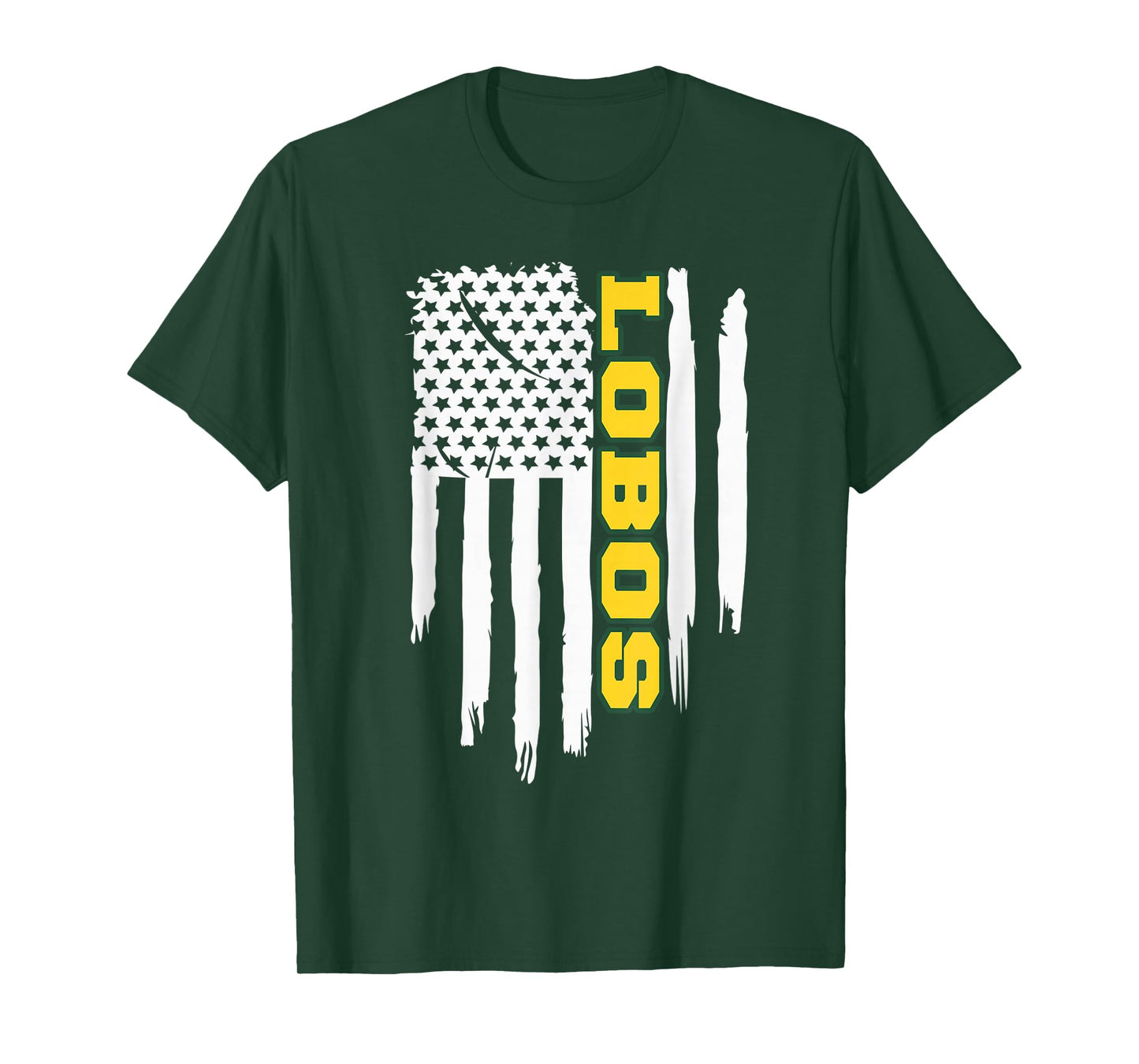 Longview Lobos American Flag T-Shirt