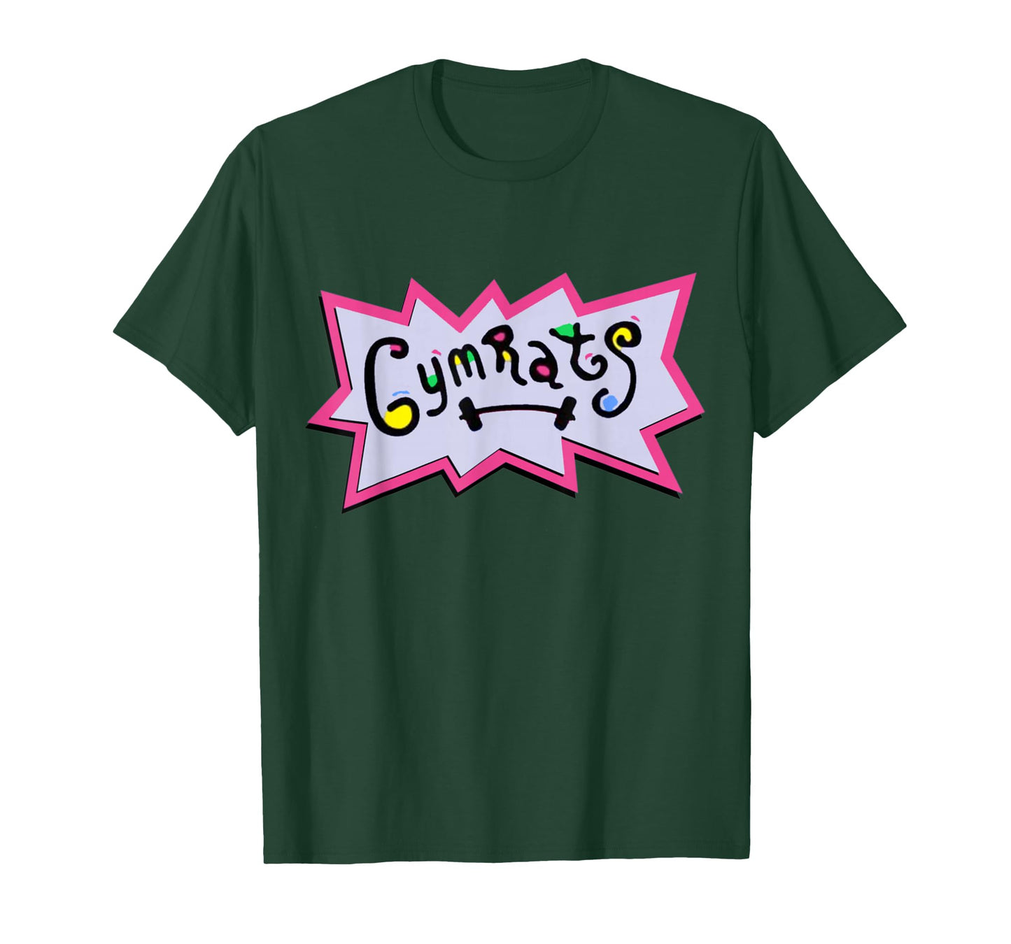 Gymrats Gym Rat Lifting Retro 90's T-Shirt