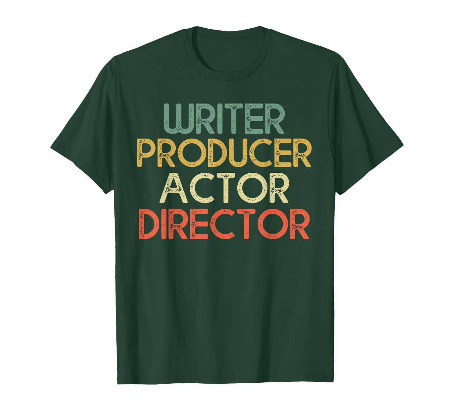 Writer Producer Actor Director Filmmaker Gifts Movie Theater T-Shirt