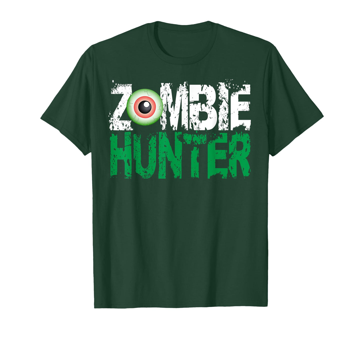 Zombie Hunter Halloween Shirt Cute with an Eye Hunting Gift T-Shirt