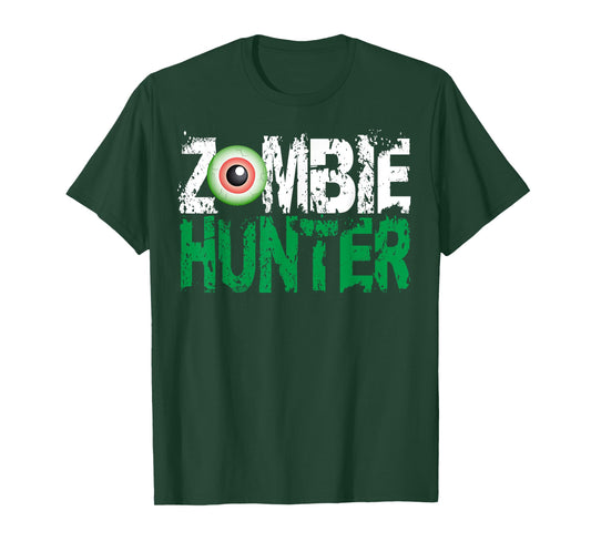 Zombie Hunter Halloween Shirt Cute with an Eye Hunting Gift T-Shirt