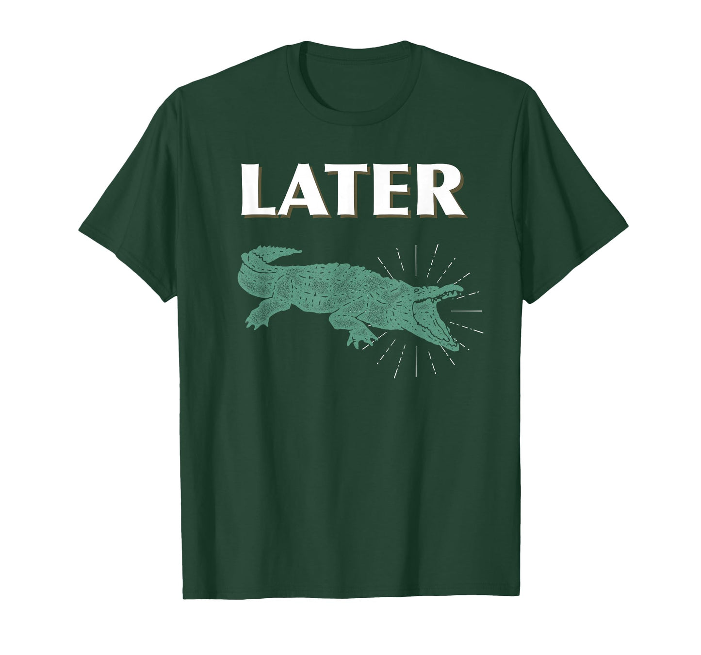 Later Alligator T-Shirt For Kids, Men, and Women T-Shirt