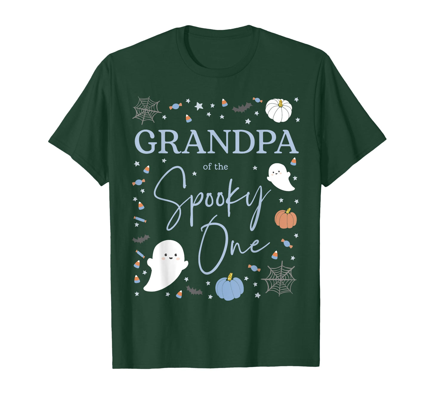 Grandpa of The Spooky One First Birthday Boy 1st Halloween T-Shirt