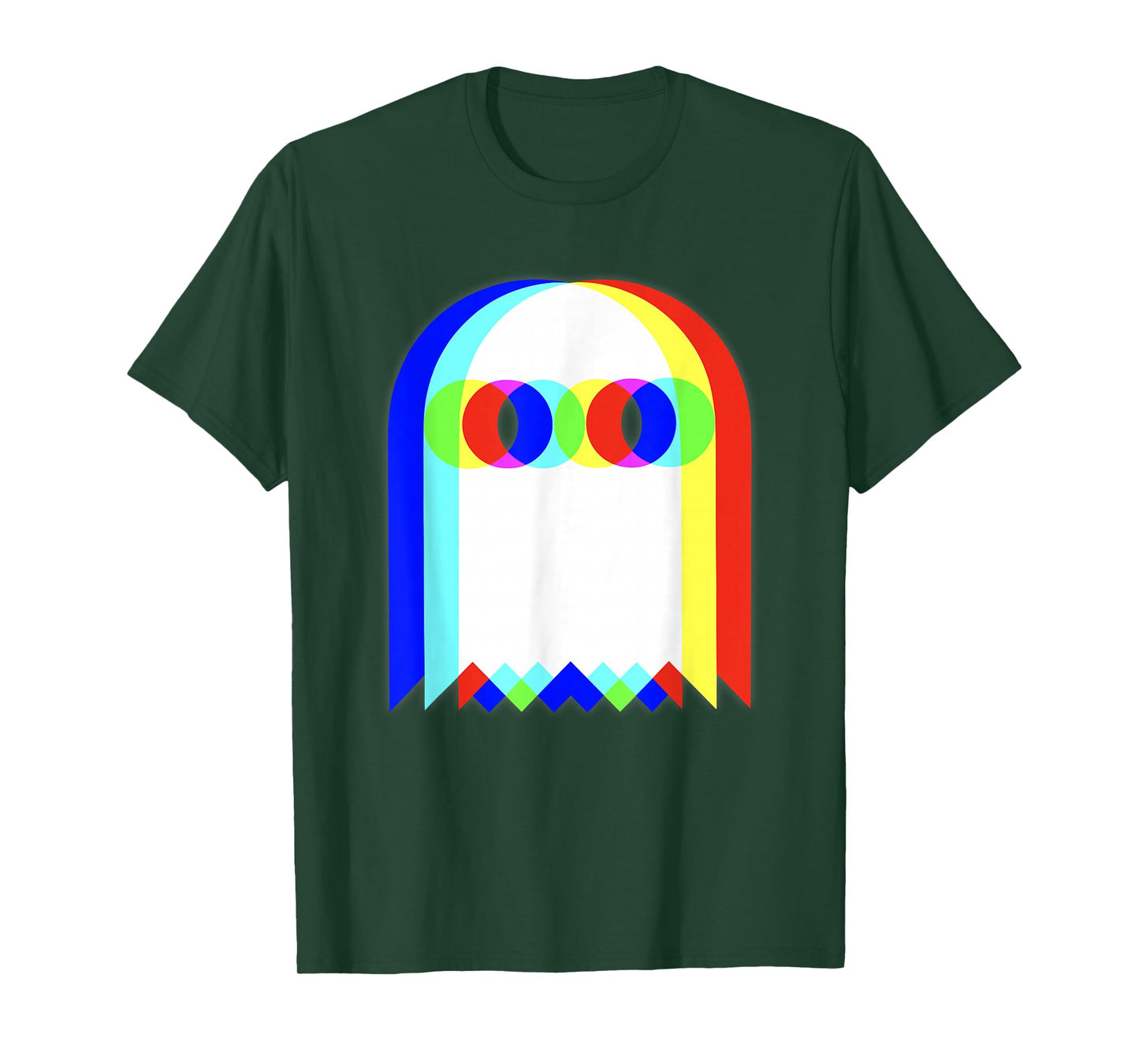 Threadrock Vaporwave Psychedelic Ghost Retro Halloween Techno EDM Unisex Adults Kids T-Shirt