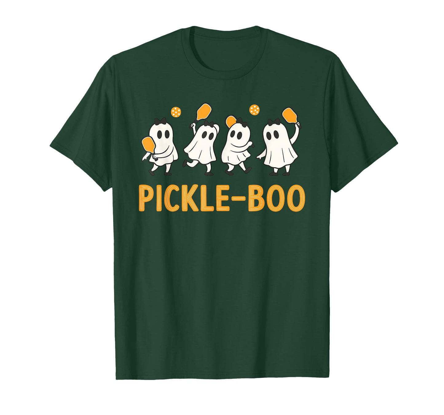 Halloween Pickle-Boo Pickleball Ghosts Pickle Boo Costume T-Shirt