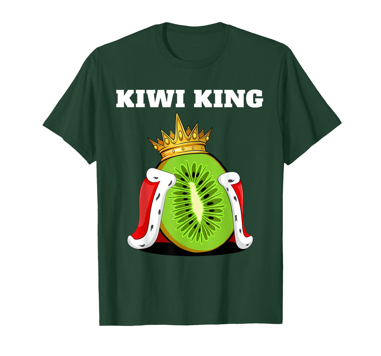 Kiwi King | Mens Kiwi Lover Shirt | Cute Kiwi T-Shirt