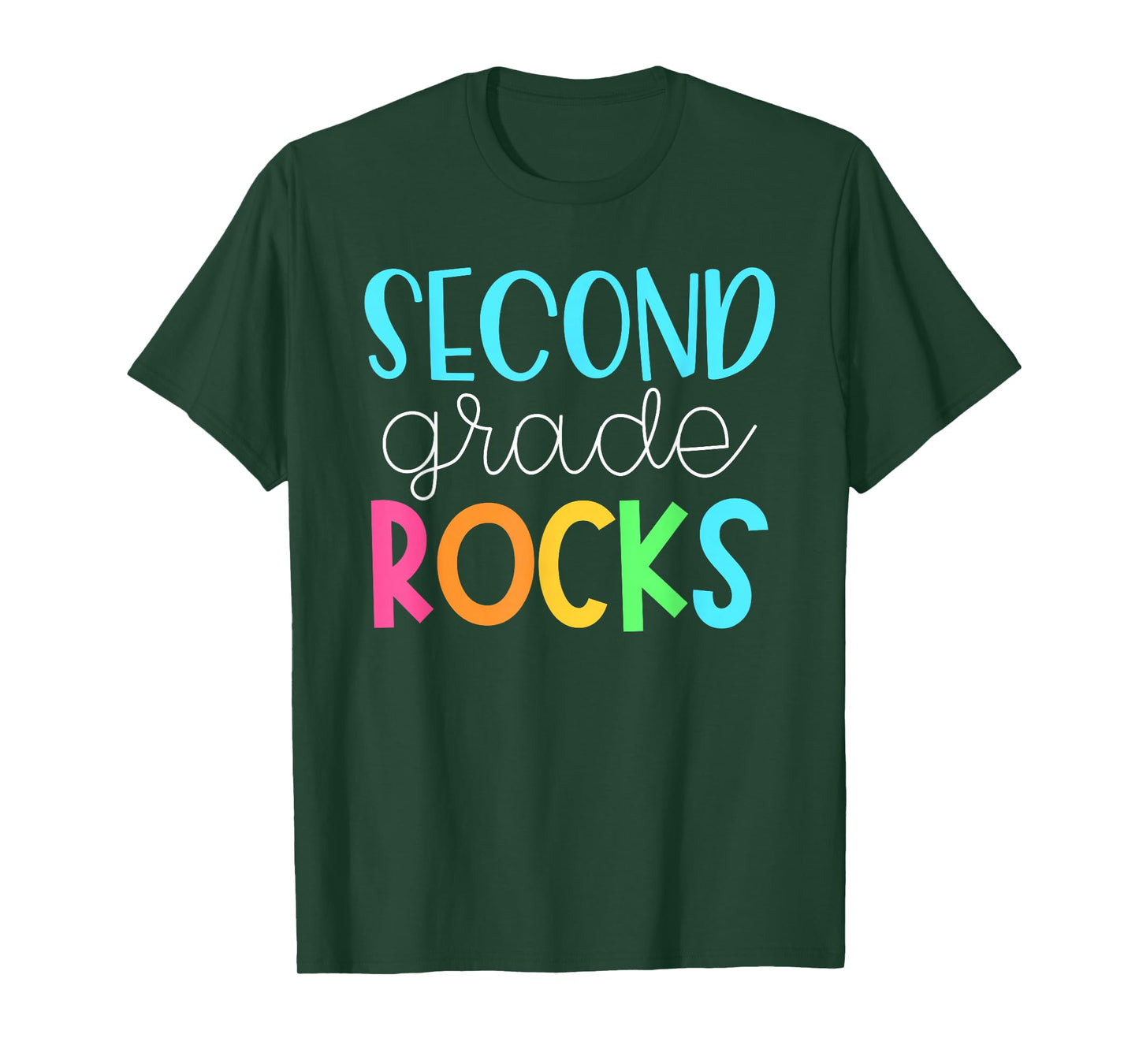 2nd Teacher Team Shirts - Second Grade Rocks T-Shirt