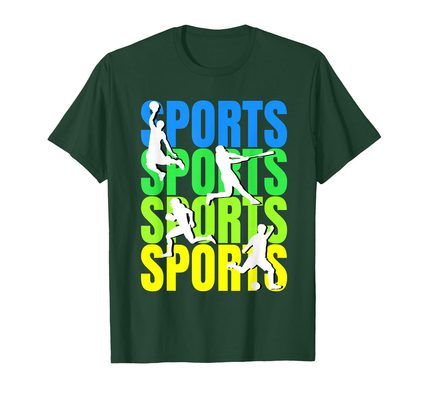 Multi-Sport Enthusiast - Basketball Baseball Soccer Football T-Shirt