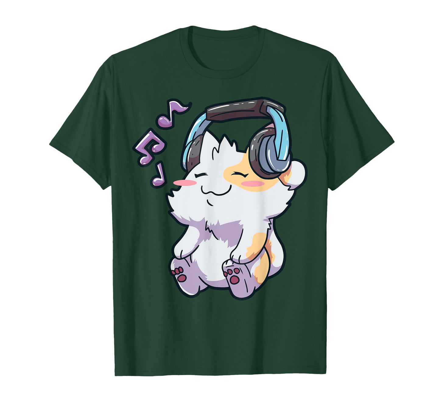 Anime Cat K-Pop Kawaii Neko T-Shirt for Men Women Girls Kids