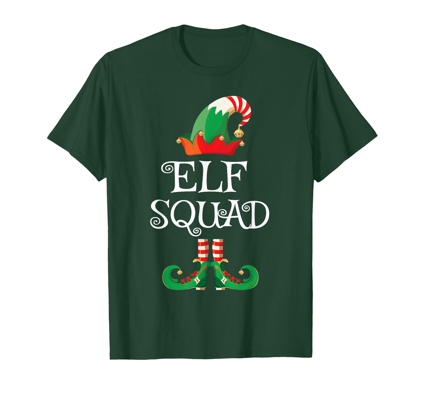 Elf Squad Shirt Funny Family Matching Christmas T-Shirt