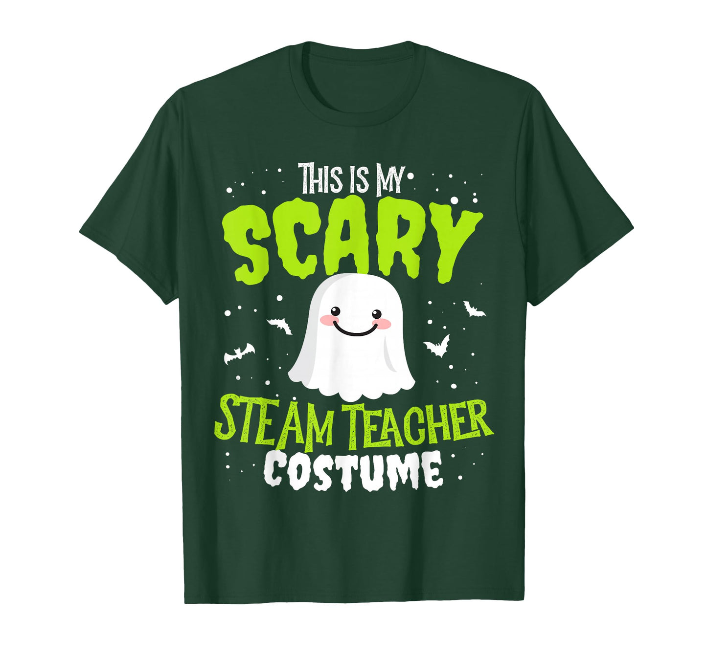 Funny Halloween This is my Scary STEaM Teacher Custome Men Women Kids T-Shirt