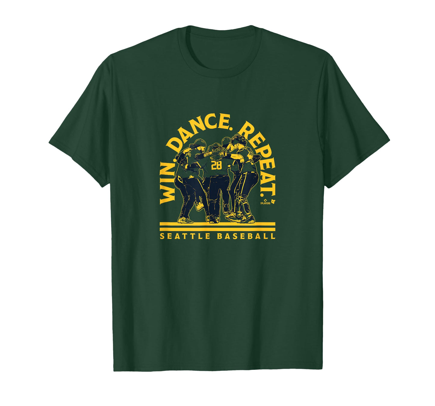 Win. Dance. Repeat. 2025 - Seattle Baseball T-Shirt