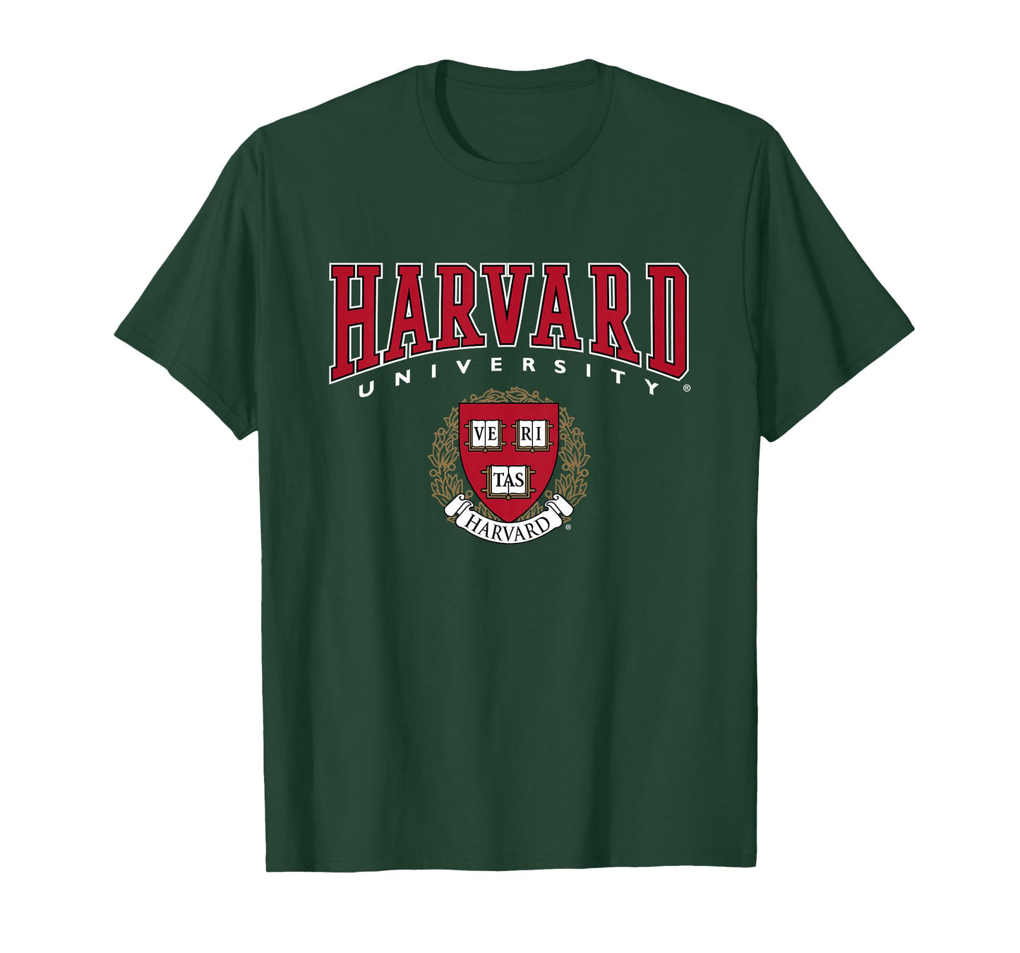 Harvard University Red Veritas Crest Kids T-Shirt
