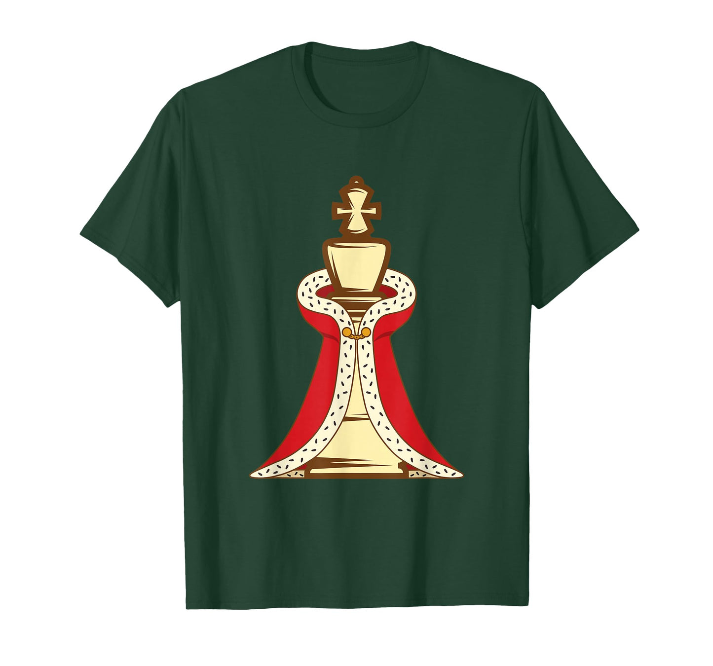 Chess King Piece Costume Chess Club Halloween T-Shirt