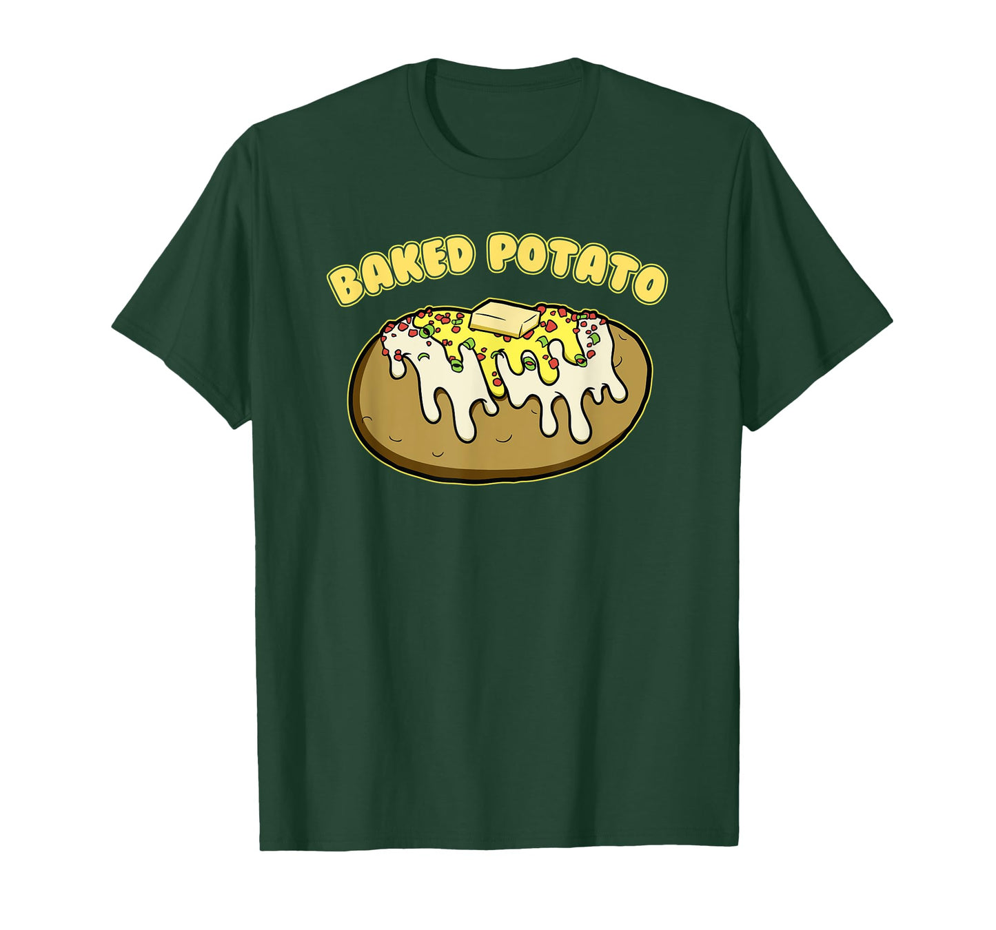 Baked Potato T-shirt Matching for Couples and Best Friends