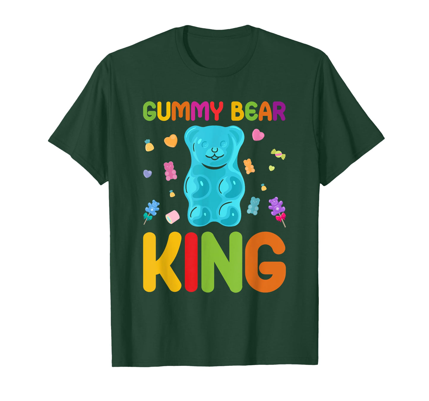 Gummy Bear King Sweet Candy Gummy Bear King T-Shirt