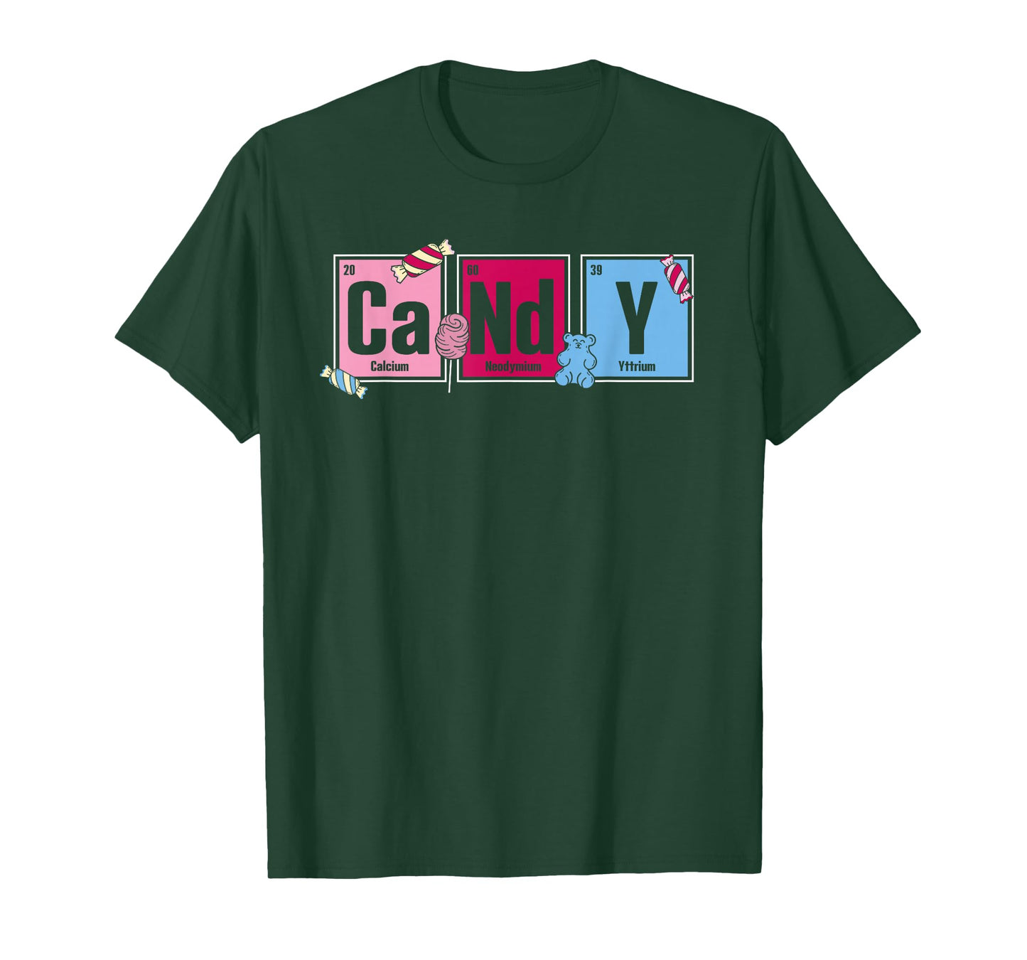 Periodic Table Inspired Fun Elements Read Candy Sweet T-Shirt