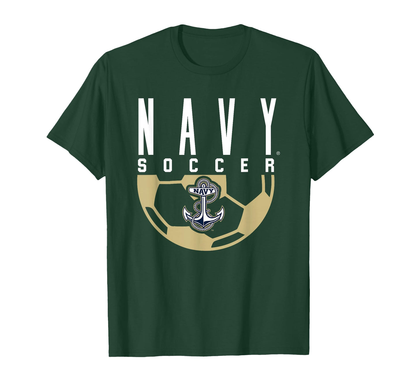 US Naval Academy Navy Midshipmen Soccer Arch T-Shirt