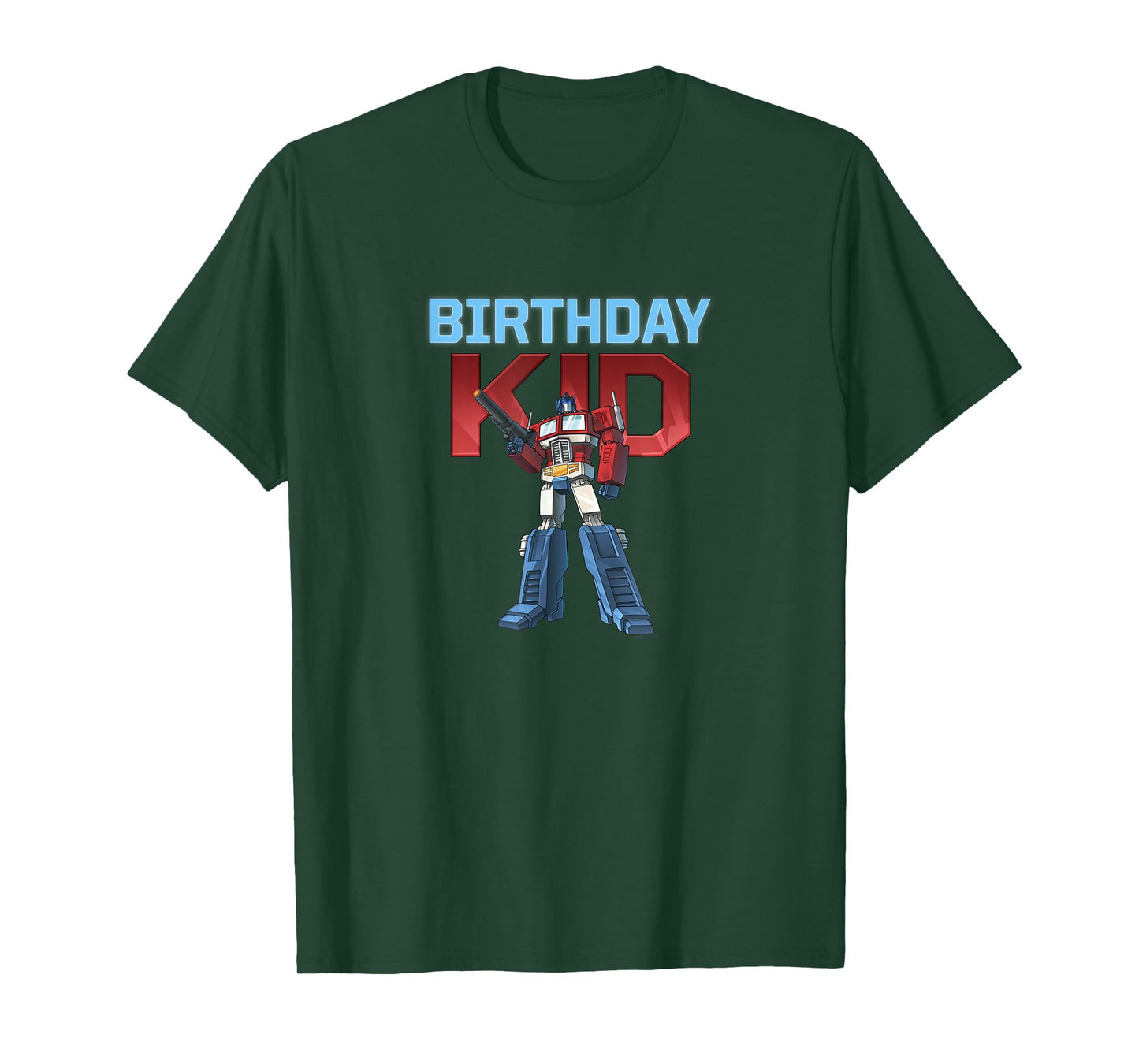 Transformers Birthday Kid Optimus Prime Battle Mood T-Shirt