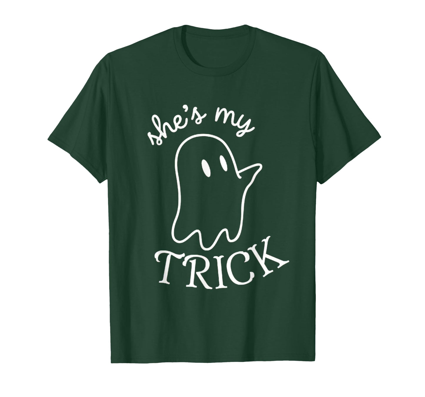 She's My Trick He's My Treat Couples Ghost Men Women T-Shirt