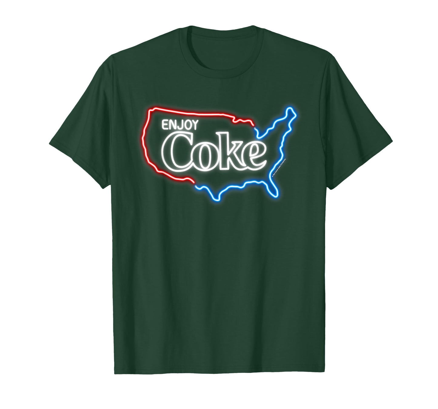 Coca Cola Enjoy Coke Neon USA T-Shirt
