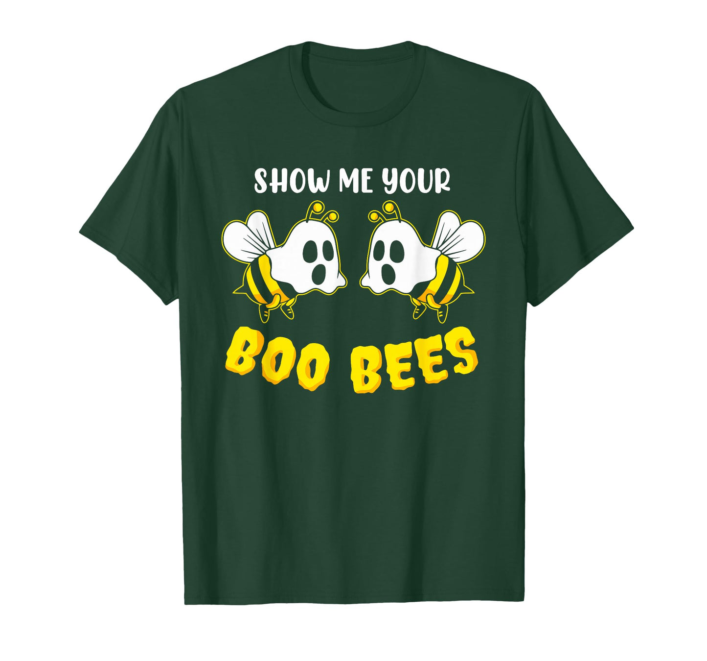 Show Me Your Boo Bees Funny Couples Halloween Costume T-Shirt