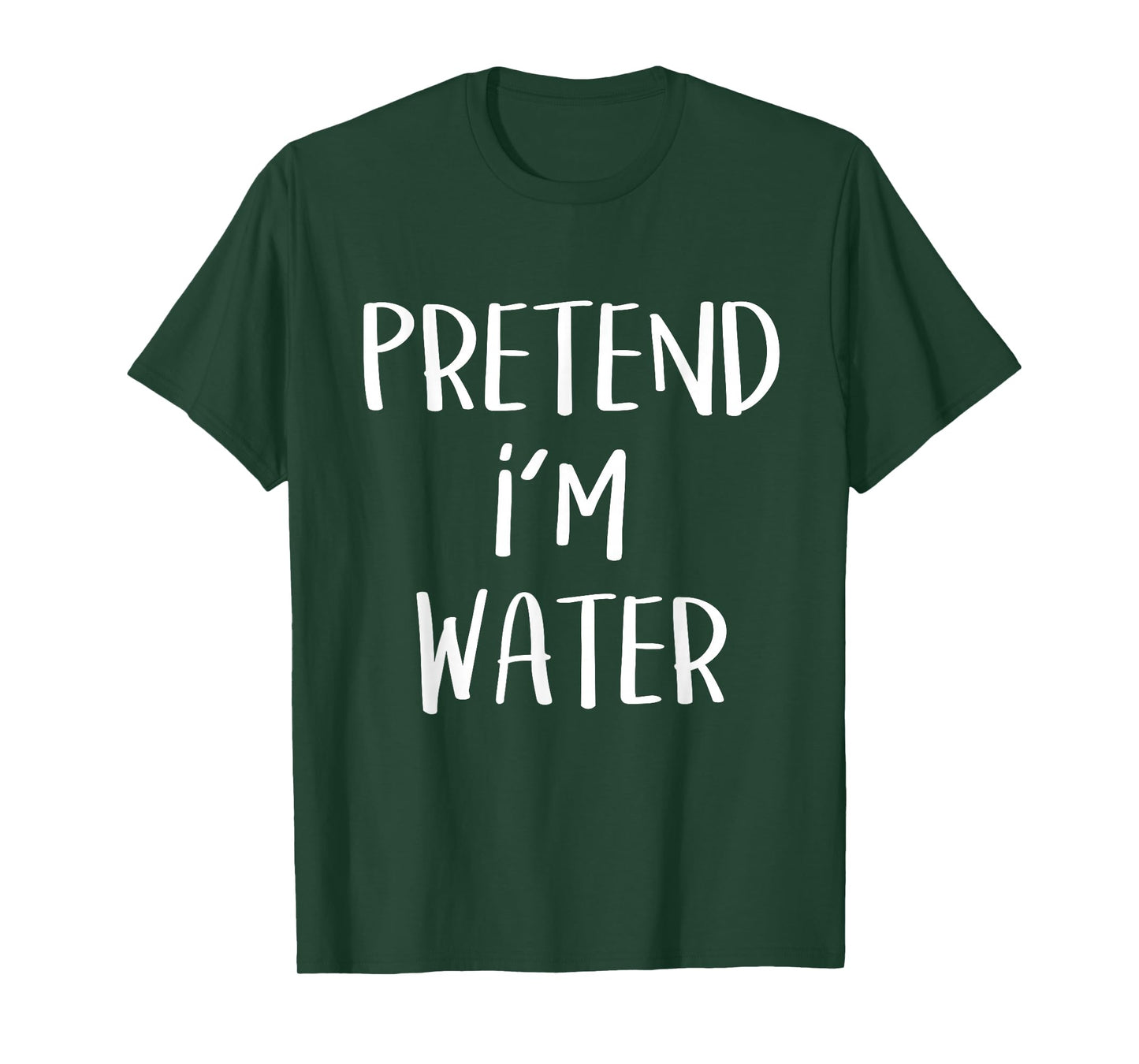 Pretend I'm Water Element Costume Funny Halloween Party T-Shirt